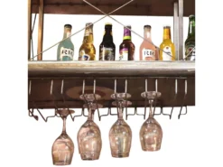 Demi-avion En Fer Avec Support à Verres