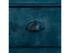 Coffre à 6 Bouteilles Bleu 41x30x64 Cm -Herman Miller Magasin accessoire et rangement cuisine 18369419