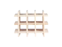 Casier à Bouteilles En Pin Brut MERIBEL