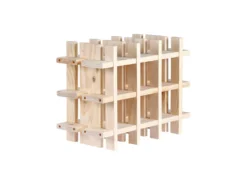 Casier à Bouteilles En Pin Brut MERIBEL -Herman Miller Magasin accessoire et rangement cuisine 22133521