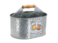 Porte-bouteilles En Métal Galvanisé Blonde Ou Brune