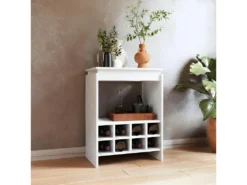 Console - Meuble BAR Blanc Rangement 8 Bouteilles FLOAT -Herman Miller Magasin accessoire et rangement cuisine 22969965