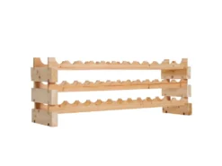 Étagère à Bouteilles Casier à Vin Range Bouteilles Horizontal 6 Niveaux 72 Bouteilles Max. Dim. 114L X 28l X 80H Cm Bois De Pin Massif -Herman Miller Magasin accessoire et rangement cuisine 8844275