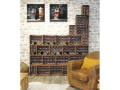 Casier Bois 6 Bouteilles - BACCHUS -Herman Miller Magasin accessoire et rangement cuisine 8844331