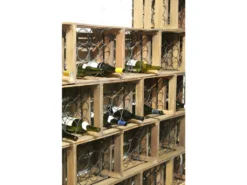 Casier Rustique 12 Bouteilles Bois Et Métal - BACCHUS -Herman Miller Magasin accessoire et rangement cuisine 8844407