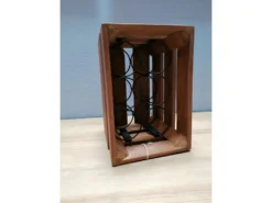 4 Casiers Rustiques Pour 24 Bouteilles En Bois Et Métal - BACCHUS -Herman Miller Magasin accessoire et rangement cuisine 8844417