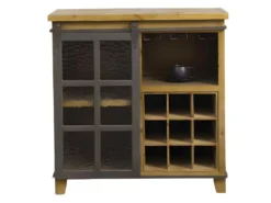 ATELIER - Mini Bar Bois Et Acier