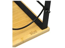 Range Bouteilles En Bambou Et Métal H 38 Cm -Herman Miller Magasin accessoire et rangement cuisine 9449941