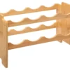 Range Bouteilles En Bambou Capacité 8 Bouteilles Rack Superposable