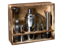 Set Cocktail 15 Accessoires Avec Support Cagette Lounge