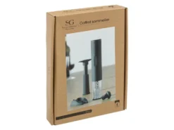 Coffret Sommelier 4 Pièces Noir - SECRET DE GOURMET -Herman Miller Magasin accessoire vin et bar 21046531