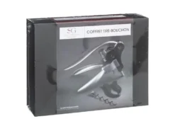 Coffret Tire Bouchon Luxe Inox - SECRET DE GOURMET -Herman Miller Magasin accessoire vin et bar 21046553