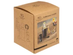 Coffret Cocktail Petit Salon 5 Places Noir - SECRET DE GOURMET -Herman Miller Magasin accessoire vin et bar 21046567
