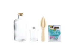 Coffret Rhumerie Avec 6 Verres Et Bouteille