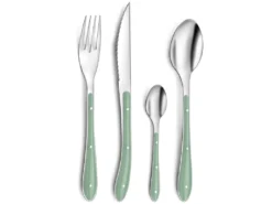 Bistro 1-2-3 - Ménagère 24 Pièces Vert D'eau