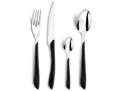 Eclat Nature - Ménagère 24 Pièces Bois Noir