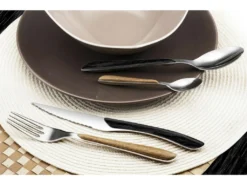 Eclat Nature - Ménagère 24 Pièces Bois Noir -Herman Miller Magasin couvert 12972963