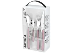 Eclat Pastel Rose - Ménagère 24 Pièces -Herman Miller Magasin couvert 12972981