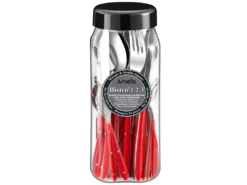 Bistro 1-2-3 - Ménagère 24 Pièces Rouge -Herman Miller Magasin couvert 12972991