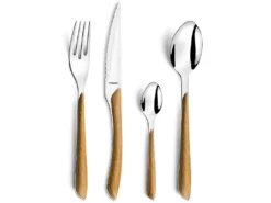 Eclat Nature - Ménagère 24 Pièces Bois Clair