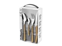 Eclat Nature - Ménagère 24 Pièces Bois Clair -Herman Miller Magasin couvert 12973015