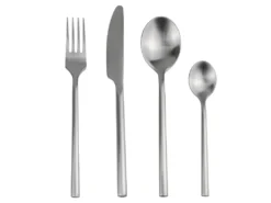 Ménagère 16 Pièces En Acier Inoxydable - Coloris Argent Mat - ALMUNIA