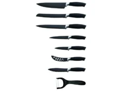 Ensemble Couteaux 7 Pièces Noir + économe Céramique Royalty Line