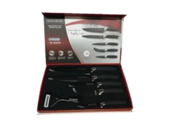 Ensemble Couteaux 5 Pièces + économe Céramique Royalty Line -Herman Miller Magasin couvert 13683121