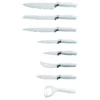 Ensemble Couteaux 7 Pièces Blanc + économe Céramique Royalty Line