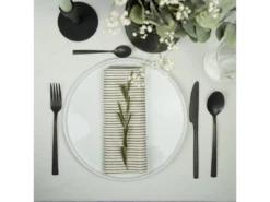 Manille - Ménagère 16 Pièces Vintage Noir -Herman Miller Magasin couvert 14463041