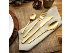 Square - Ménagère 16 Pièces Champagne -Herman Miller Magasin couvert 14463121