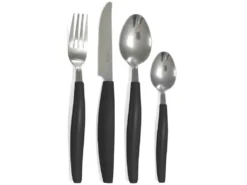 Pure - Ménagère 24 Pièces Noir