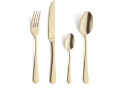 Austin - Ménagère 24 Pièces Doré Mat