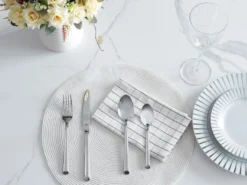 Ménagère 24 Pièces En Acier Inoxydable - Finition Miroir - Coloris Argent - SORENA