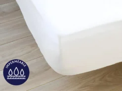 Protège Matelas DODO Imperméable Et Anti-acariens - 90 X 190 Cm - SAPHIR