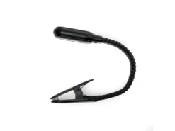 Lampe De Lecture Flexible Clip Book Noir Kikkerland