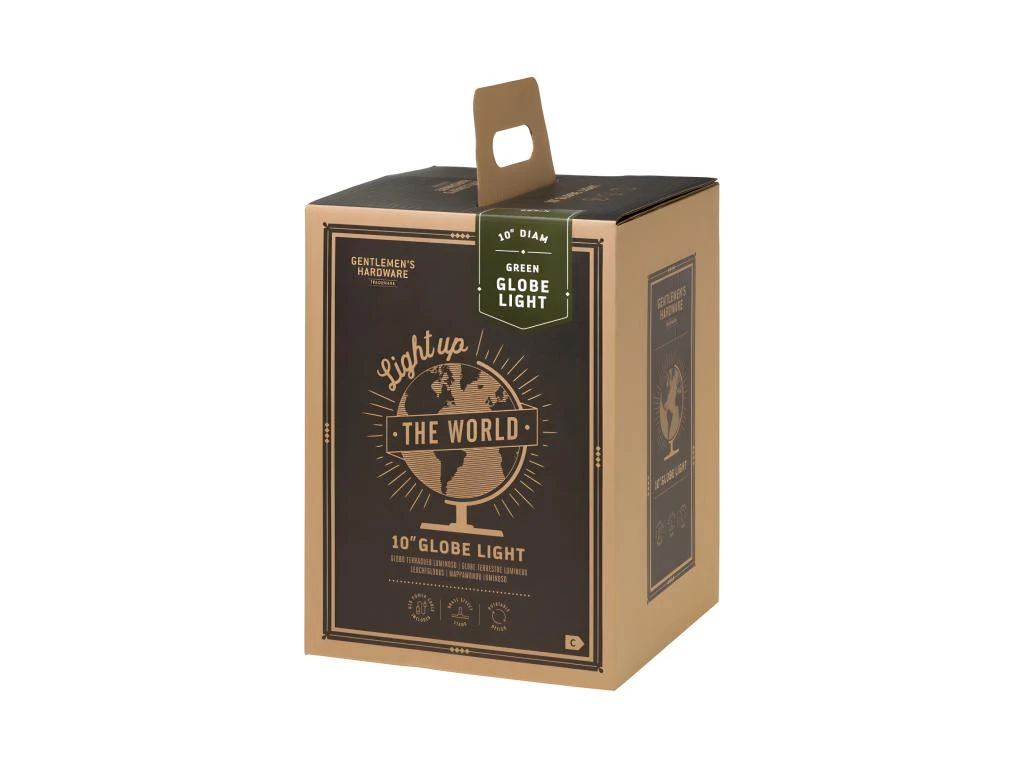 Globe Terrestre Lumineux Vert Vert Gentlemen's Hardware 3 Globe Terrestre Lumineux Vert Vert Gentlemen's Hardware – Image 3