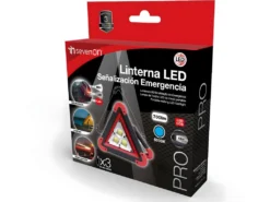 Triangle Signal D'urgence Portable Avec 4 Modes D'éclairage Noir/Rouge 7500K 20000H 7hSevenOn -Herman Miller Magasin lampe 13184671