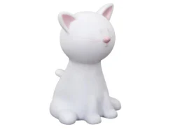 Lampe Veilleuse Enfant Led "Chat" 19cm Blanc