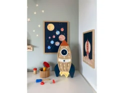 Lampe Veilleuse Enfant Artisanale Rocket -Herman Miller Magasin lampe 15119457