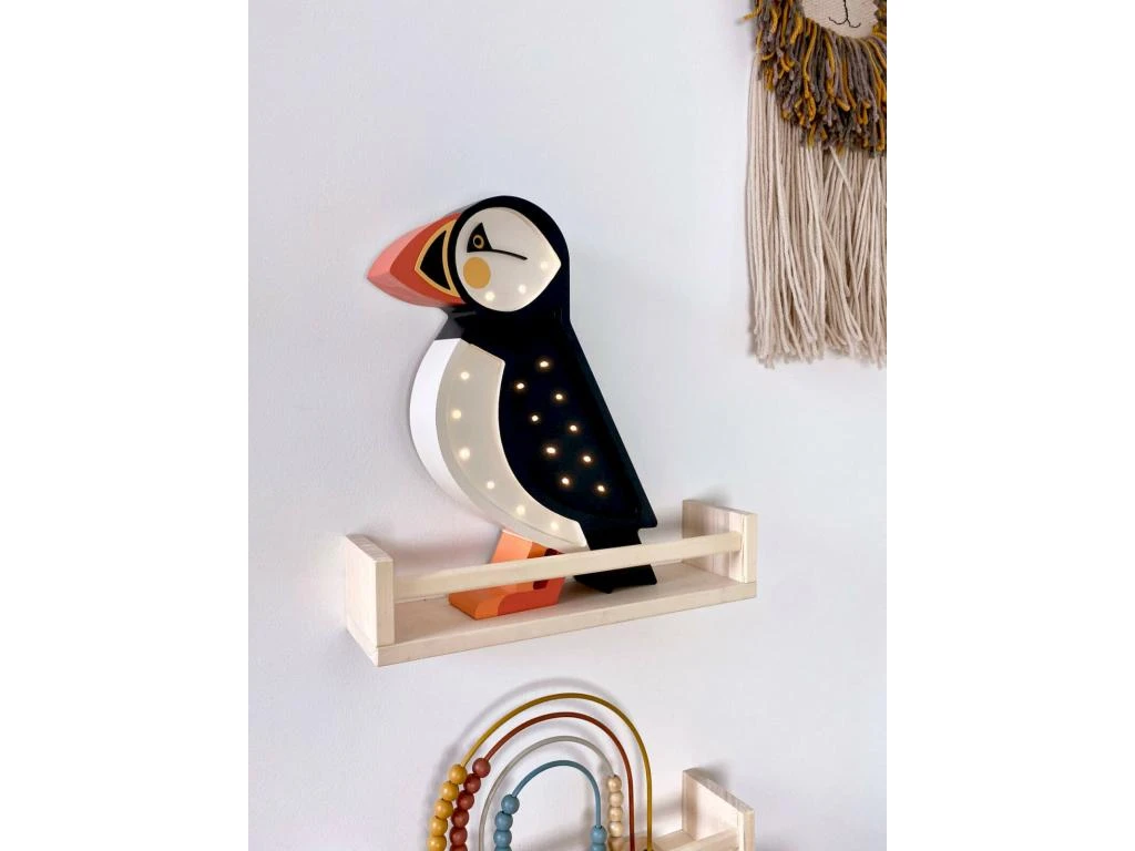 Lampe Veilleuse Enfant Artisanale Macareux 3 Lampe Veilleuse Enfant Artisanale Macareux – Image 3