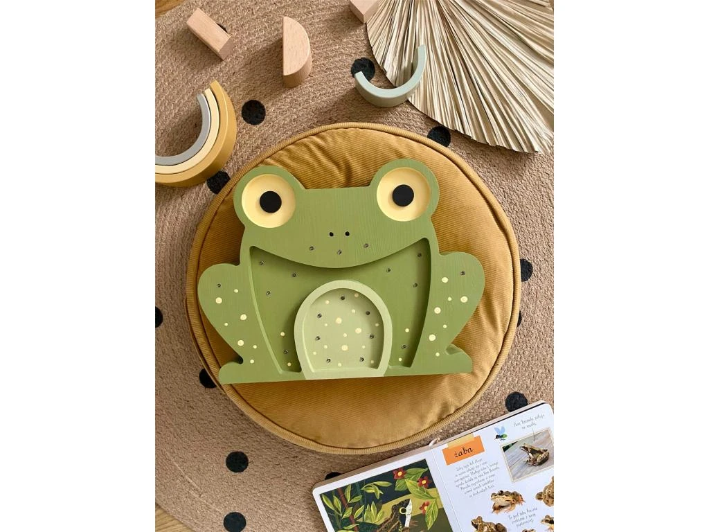 Lampe Veilleuse Enfant Artisanale Grenouille 3 Lampe Veilleuse Enfant Artisanale Grenouille – Image 3