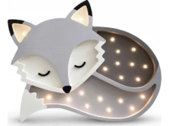 Lampe Veilleuse Enfant Artisanale Renard