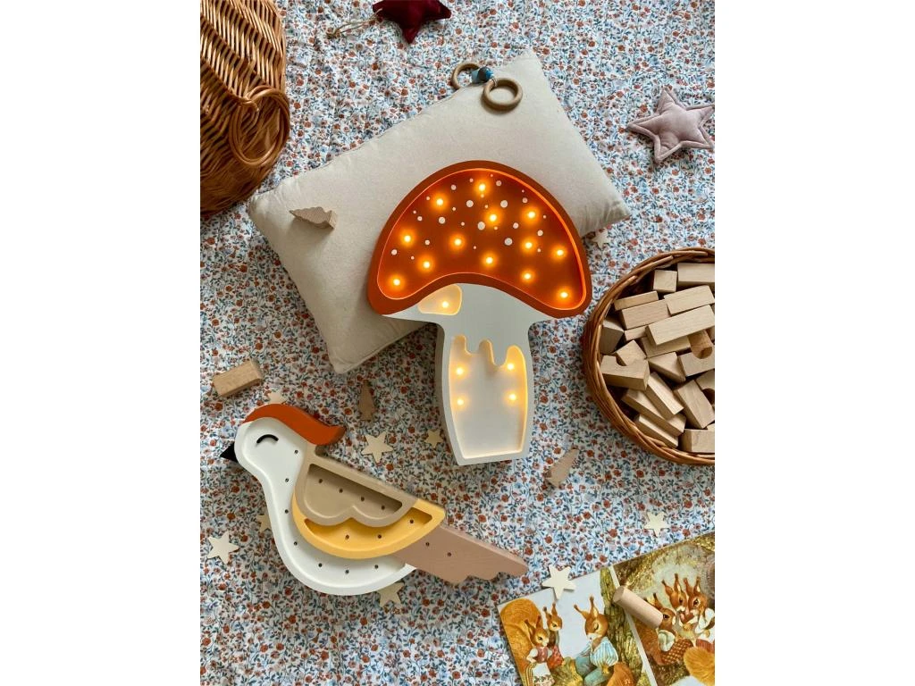 Lampe Veilleuse Enfant Artisanale Champignon 2 Lampe Veilleuse Enfant Artisanale Champignon – Image 2