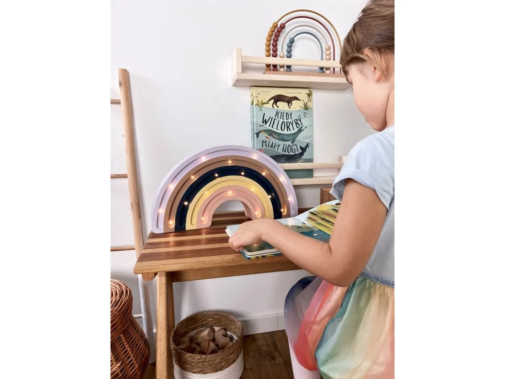 Lampe Veilleuse Enfant Artisanale Arc-en-ciel 2 Lampe Veilleuse Enfant Artisanale Arc-en-ciel – Image 2