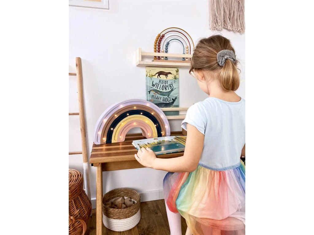 Lampe Veilleuse Enfant Artisanale Arc-en-ciel 4 Lampe Veilleuse Enfant Artisanale Arc-en-ciel – Image 4