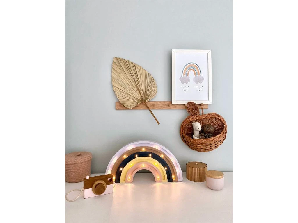 Lampe Veilleuse Enfant Artisanale Arc-en-ciel 5 Lampe Veilleuse Enfant Artisanale Arc-en-ciel – Image 5