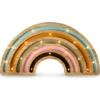 Lampe Veilleuse Enfant Artisanale Bois Arc-en-ciel