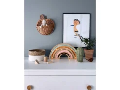 Lampe Veilleuse Enfant Artisanale Bois Arc-en-ciel -Herman Miller Magasin lampe 15119791