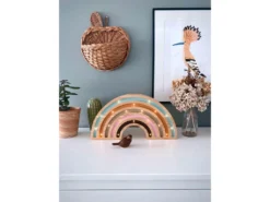 Lampe Veilleuse Enfant Artisanale Bois Arc-en-ciel -Herman Miller Magasin lampe 15119795